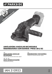 Parkside PWSA 20-Li B3 Originalbetriebsanleitung