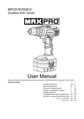 MaxPro MPCD18VDQF/2 Bedienungsanleitung