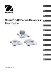 OHAUS Scout SJX322 Bedienungsanleitung