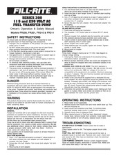 FILL-RITE FR300 Gebrauchsaneisung Und Sicherheitsvorschriften