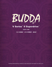 Budda V Serie II Superdrive Bedienungsanleitung