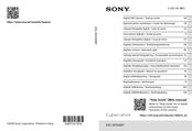 Sony Cyber-shot DSC-RX100M7 Einführungsanleitung