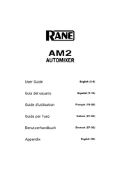 Rane AM2 AUTOMIXER Benutzerhandbuch