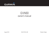 Garmin GVN60 Bedienungsanleitung