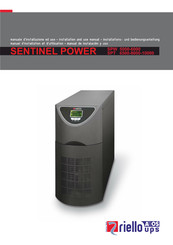 Riello UPS SENTINEL POWER SPT 10000 Installations- Und Bedienungsanleitung