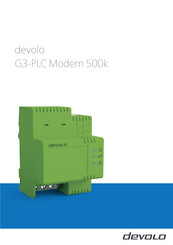 Devolo G3-PLC Modem 500k Bedienungsanleitung