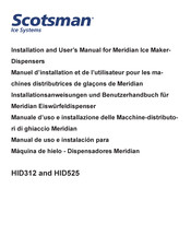 Scotsman Ice HID525 Installationsanweisungen Und Benutzerhandbuch