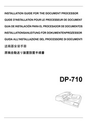 Kyocera DP-710 Installationsanleitung