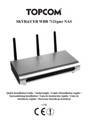 Topcom SKYR@CER WBR 7121gmr NAS Kurzanleitung