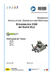 GMV 3100 Handbuch, Installation, Gebrauch Uns Wartung