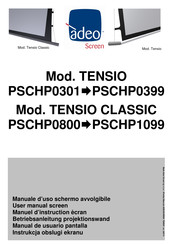 ADEO SCREEN Tensio Classic PSCHP0800 Betriebsanleitung