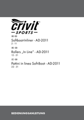 Crivit Sports AD-2011 Bedienungsanleitung