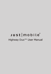 Just Mobile Highway Duo Bedienungsanleitung