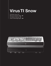 Access Virus TI Snow Schnellstartanleitung