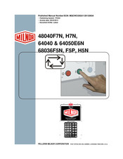 Milnor 64050E6N Betriebshandbuch