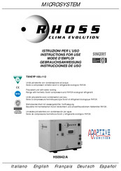 RHOSS H50942/A Gebrauchsanweisung