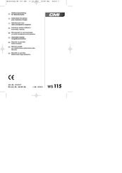 CMi WS 115 Bedienungsanleitung