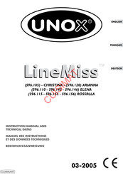 Unox LineMiss XF190 Bedienungsanweisung