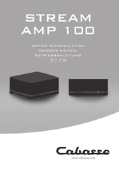 CABASSE STREAM AMP 100 Betriebsanleitung