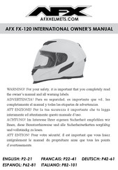 AFX FX-120 Benutzerhandbuch