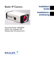 Basler BIP-1000c-dn Installationsanweisung
