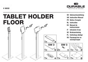 DURABLE TABLET HOLDER FLOOR Gebrauchsanleitung