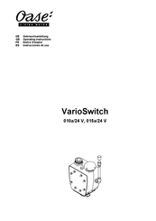 Oase VarioSwitch 015a/24 V Gebrauchsanleitung