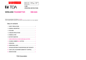 Toa WM-5320 Bedienungsanleitung