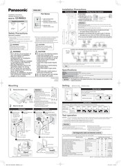 Panasonic CZ-RWSC3 Einbauanleitung