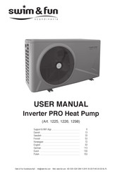 Swim & Fun Inverter PRO 1239 Handbuch