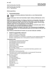 Jung FMUD20250UP Bedienungsanleitung