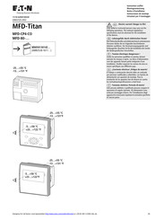 Eaton MFD-...-CP4-CO series Montageanweisung