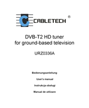 Cabletech URZ0336A Bedienungsanleitung