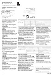 Berker 8560 71 00 Bedienungsanleitung