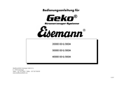 Geko Eisemann 100000 ED-S/DEDA Bedienungsanleitung