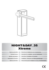 O&O NIGHT&DAY 35 Xtreme Installations-, Gebrauchs- Und Wartungsanleitungen