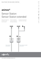 Somfy animeo Sensor Station Gebrauchsanweisung