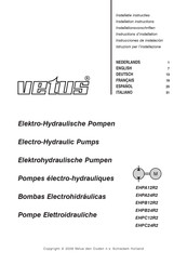 Vetus EHPA12R2 Installationsvorschriften