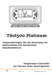 Ganzheitliche Energiekonzepte TSol500 Platinum Bedienungsanleitung