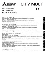 Mitsubishi Electric PLFY-P80VLMD-E Installationshandbuch