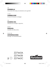 FLORABEST Z27443B Montage-Und Sicherheitshinweise