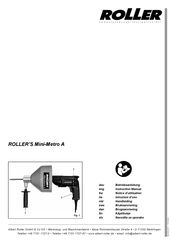 Roller Mini-Metro A Betriebsanleitung