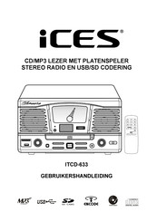 iCES ITCD-633 Bedienungsanleitung