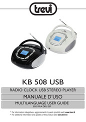 Trevi KB 508 USB Bedienungsanleitung