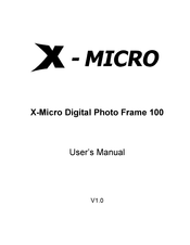 X-Micro XPFA-256 Bedienungsanleitung