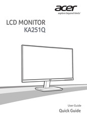 Acer KA251Q Kurzanleitung
