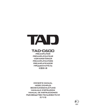 TAD TAD-C600 Bedienungsanleitung