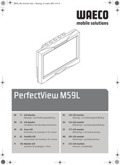 Waeco PerfectView M59L Montage- Und Bedienungsanleitung