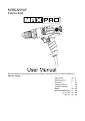 MaxPro MPED320VUF Bedienungsanleitung
