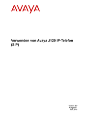 Avaya J129 Handbuch